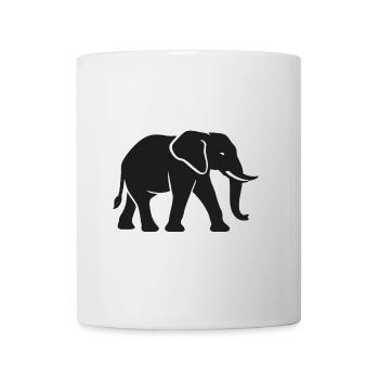 Elephant - Big Game, Tusk, Ivory - Mug - white - Front
