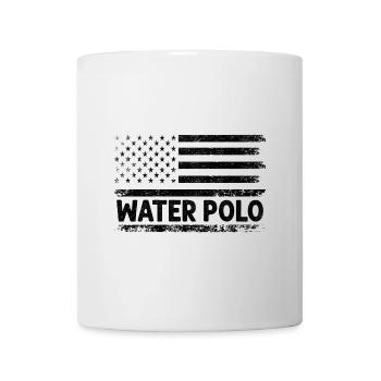 Drapeau américain Water-polo USA Patriot Aquatic Polo - Mug blanc - blanc - Devant