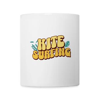 Kitesurf Kitesurfer Kiteboard - Mug blanc - blanc - Devant