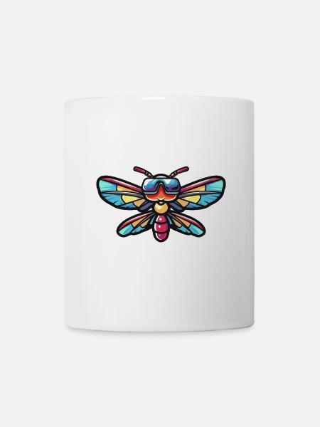 Dragonfly Cool Animal - Mug - white