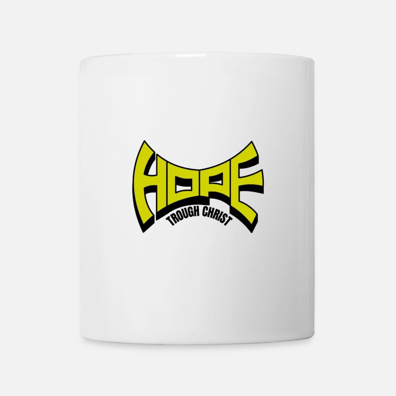 L’espérance par le Christ - Mug blanc - blanc