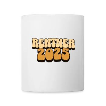 Rentner 2025 - Tasse - Weiß - Vorne