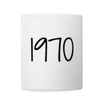1970 Retro Style 1970 Geburtstag 1970 Vintage - Tasse - Weiß - Vorne