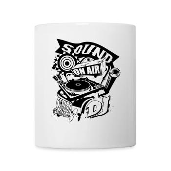 sound platine DJ - Mug blanc - blanc - Devant