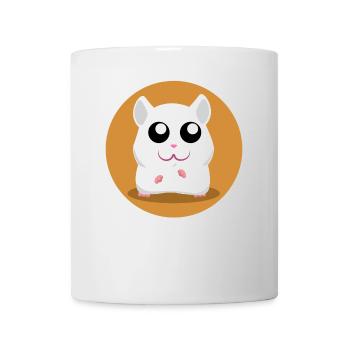 Hamster T-Shirt White Standing - Mug - white - Front