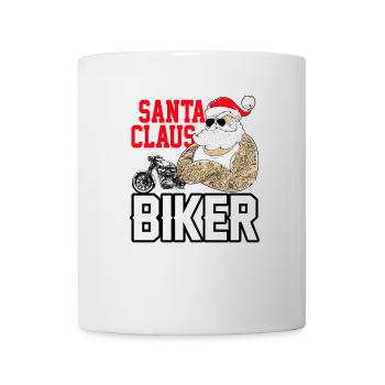 Christmas biker motorcycle motorcyclist Nicholas - Mug - white - Front
