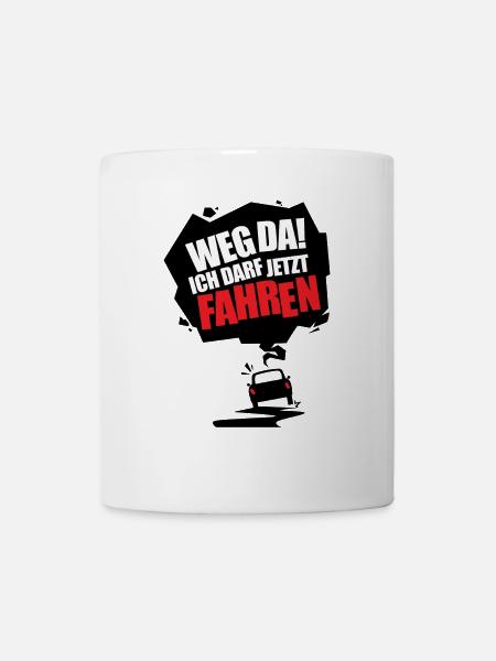 Novice driver gift tshirt - Mug - white