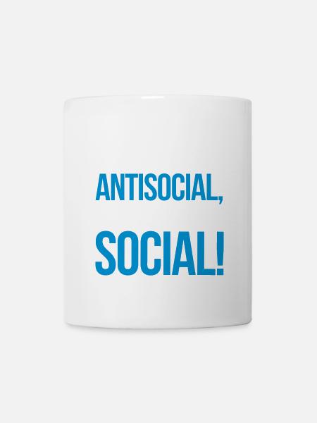 Antisocial - Mug - white