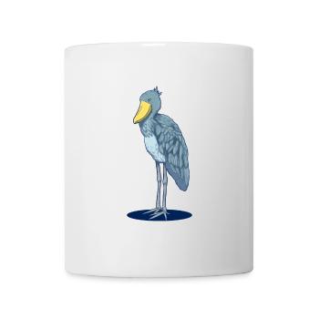 Un bec de chaussure réaliste - dessiné à la main - Mug blanc - blanc - Devant
