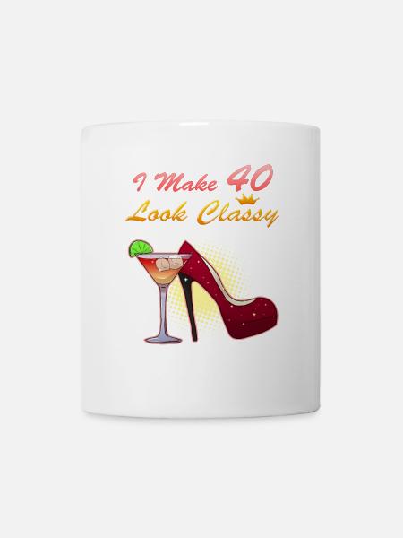 Idée cadeau anniversaire 40 ans - Mug blanc - blanc