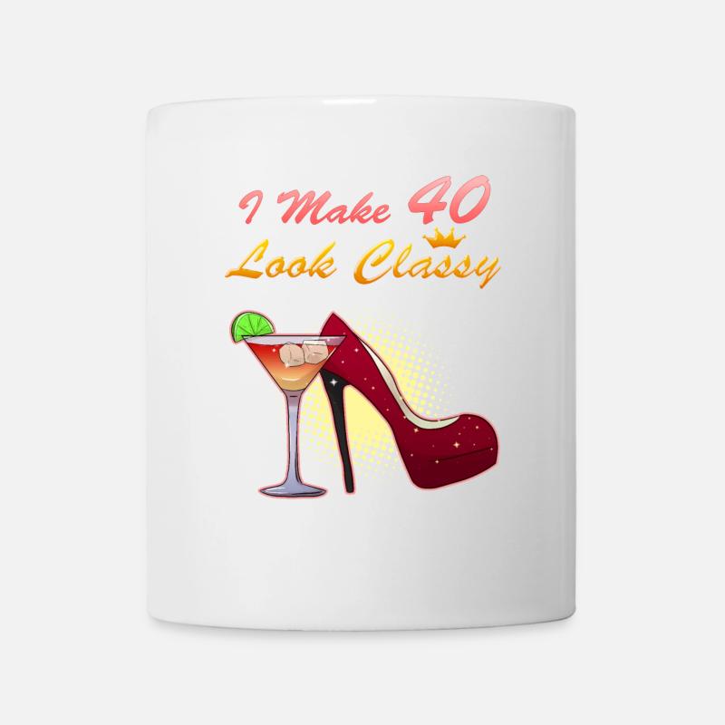 Idée cadeau anniversaire 40 ans - Mug blanc - blanc