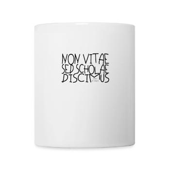 non vitae schwarz - Tasse - Weiß - Vorne