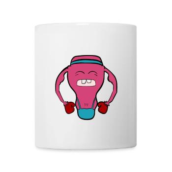 Féminisme utérus féministe - Mug blanc - blanc - Devant