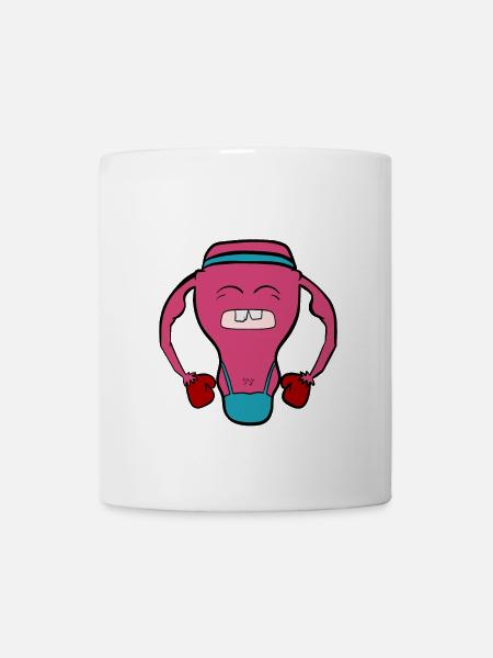 Gebärmutter Feminismus Feministin - Tasse - Weiß