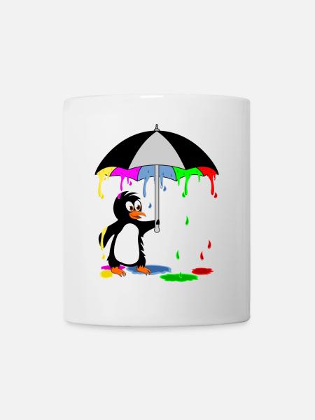 Pingouin - Mug blanc - blanc