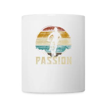 Fahrrad MTB Mountain Bike Mountainbiker - Tasse - Weiß - Vorne