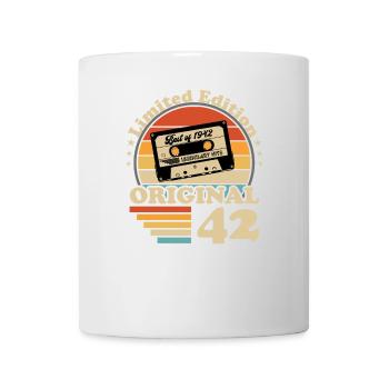 1942 Vintage Vintage Anniversaire Rétro Cadeau - Mug blanc - blanc - Devant