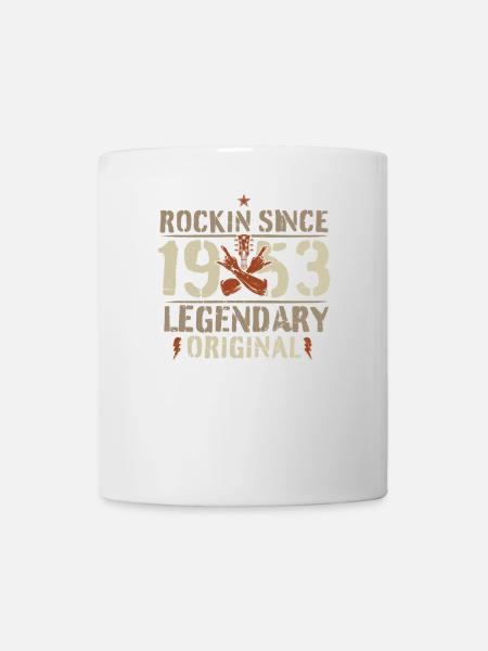 1953 69 Jahre Rock and Roll Geburtstag Geschenk - Tasse - Weiß