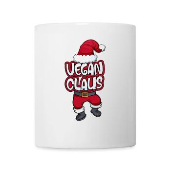Vegan Claus Weihnachtsmann Kostüm Familien Outfit - Tasse - Weiß - Vorne