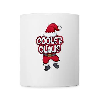 Cooler Claus Weihnachtsmann Kostüm Familien Outfit - Tasse - Weiß - Vorne