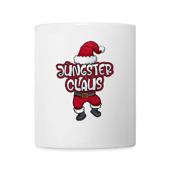 Jüngster Claus Weihnachtsmann Kostüm Familien - Tasse - Weiß - Vorne
