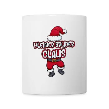 Kleiner Bruder Claus Weihnachtsmann Kostüm - Tasse - Weiß - Vorne