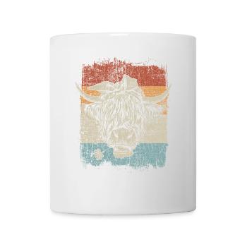 Scottish Highland Highland Cattle Highland - Mug - white - Front