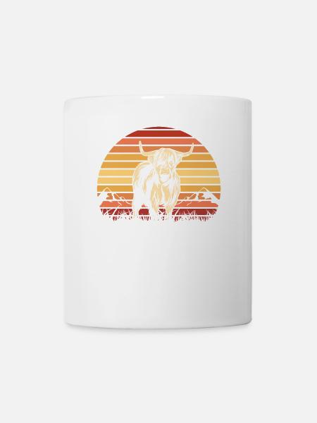 Scottish Highland Highland Cattle Highland - Mug - white