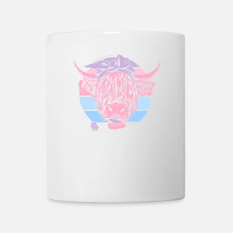 Scottish Highland Highland Cattle Highland - Mug - white