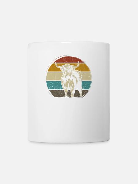 Highland écossais Highland Cattle Highland - Mug blanc - blanc