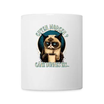 Guten Morgen Ganz dünnes Eis - Katze - Tasse - Weiß - Vorne