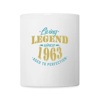 Lebende Legende seit 1963 Sprüche - Tasse - Weiß - Vorne