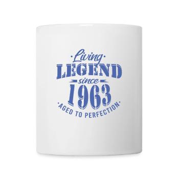 Living legend since 1963 sayings - Tasse - Weiß - Vorne