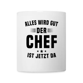 Tout va bien le maître est maintenant là artisanat - Mug blanc - blanc - Devant