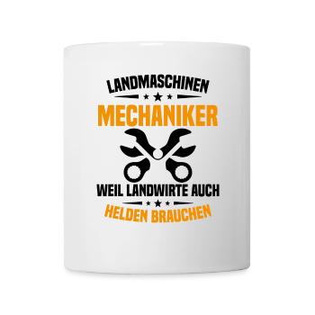 Mécanicien en machines agricoles Tracteur - Mug blanc - blanc - Devant