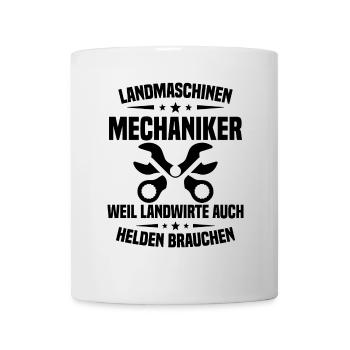 Mécanicien en machines agricoles Tracteur - Mug blanc - blanc - Devant