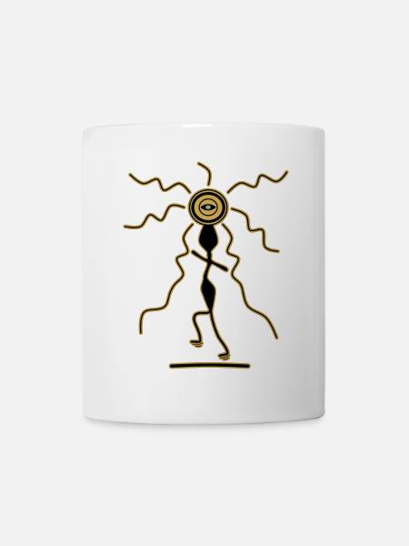 Schamane drittes Auge - Tasse - Weiß