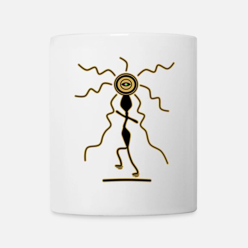 Schamane drittes Auge - Tasse - Weiß