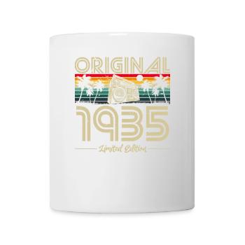 Vintage 1935 Geburtstag Retro - Tasse - Weiß - Vorne