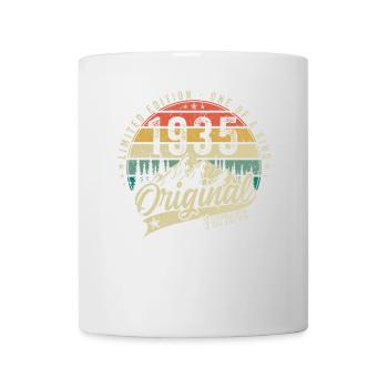 Vintage 1935 Geburtstag Retro Geschenk - Tasse - Weiß - Vorne