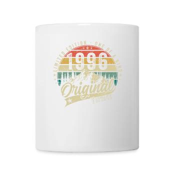 1996 Anniversaire né en 1996 Retro Vintage - Mug blanc - blanc - Devant