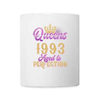 Queen 1993 Vintage Born Birthday Gift - Mug - white - Front