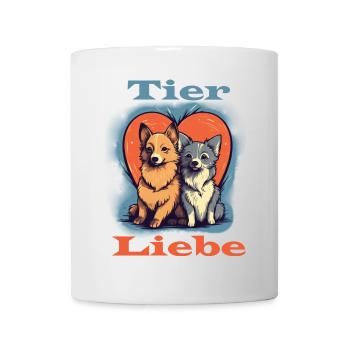 Tier Liebe - Tasse - Weiß - Vorne
