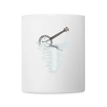 Banjo Musik Country Musik Banjospieler - Tasse - Weiß - Vorne