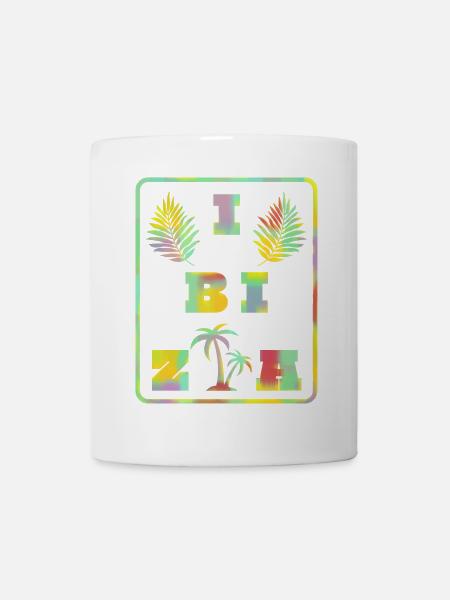 Ibiza logo for Eivissa fans - Mug - white