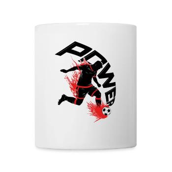 La puissance du football - Mug blanc - blanc - Devant