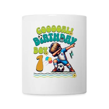1er anniversaire Football - Mug blanc - blanc - Devant