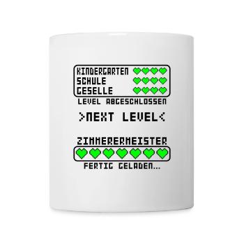Zimmerermeister Zimmerer Meister bestanden - Tasse - Weiß - Vorne
