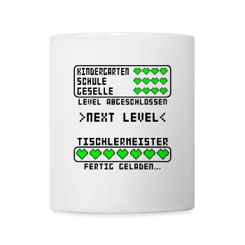Tischlermeister Tischler Meisterprüfung bestanden - Tasse - Weiß - Vorne
