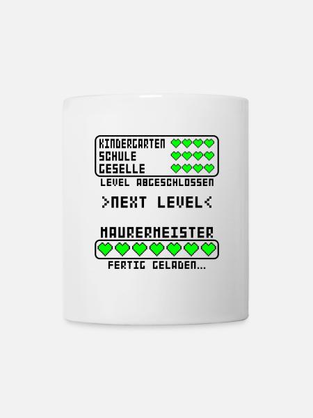 Maurermeister Maurer Meisterprüfung bestanden - Tasse - Weiß